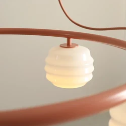 Lampa wisząca PUFF GLAZE 5 RING CORAL 1160F11_R Aldex - zdjęcie dodatkowe 1