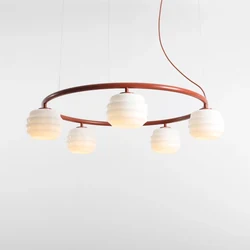 Lampa wisząca PUFF GLAZE 5 RING TERRA 1160F24_R Aldex - zdjęcie produktu