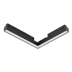 ALFA SAGA TRACK MAGNETIC 2LINE CORNER A 24W CCT SWITCH DIM BK AZ6244 AZZARDO