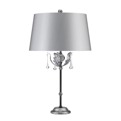 Lampa stołowa Amarilli – 1 źródło światła – Czarna / Srebrna patyna AML-TL-BLK-SIL Elstead Lighting