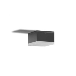Apulia S (dark grey) LED 10W 800lm 3000K IP54 METAL ACRYL AZ4338 AZZARDO