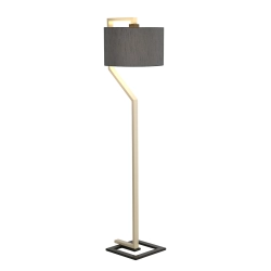 kinkiecik.pl Lampa podłogowa Axios – 1 źródło światła – Szara AXIOS-FL-GREY Elstead Lighting