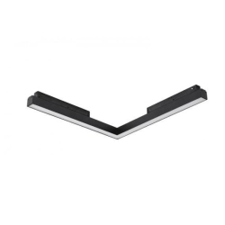 ALFA SAGA II TRACK MAGNETIC CORNER A 25W 4000K BK AZ5497 AZZARDO