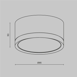 Plafon MARTON GX53 IP44 CH AZ6866 AZZARDO