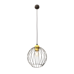 Lampa wisząca NANDO 1 BL GOLD 1368/1 EMIBIG Lighting - zdjęcie produktu
