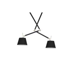 Lampa wisząca ZYTA 2 S PENDANT złota AZ4191+AZ2603+AZ2603 śr.36cm AZZARDO