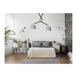 Lampa wisząca ZYTA 2 S PENDANT złota AZ4191+AZ2604+AZ2604 śr.36cm AZZARDO