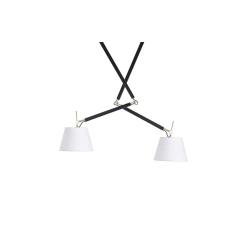 Lampa wisząca ZYTA 2 S PENDANT złota AZ4191+AZ2588+AZ2588 śr.30cm AZZARDO
