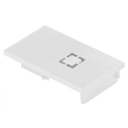 Zaślepka końcowa do szyn magnetycznych ALFA TRACK MAGNETIC52 END CAP WHITE AZ6373 AZZARDO
