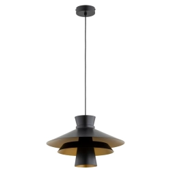 Lampa wisząca Celeste 1xE27 czarna 61652 ALFA
