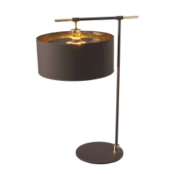 Lampa stołowa Balance – 1 źródło światła – Brązowa / Polerowany mosiądz BALANCE-TL-BRPB Elstead Lighting