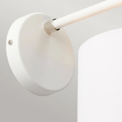 Kinkiet Balance – 1 źródło światła – Biel i polerowany nikiel BALANCE1-WPN Elstead Lighting - zdjęcie 2