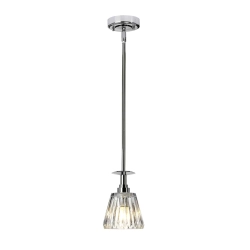 kinkiecik.pl Lampa wisząca Agatha – 1 źródło światła- Polerowany chrom BATH-AGATHA1P-PC Elstead Lightnig