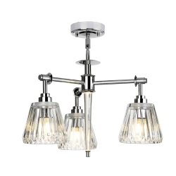 kinkiecik.pl Lampa wisząca Agatha – 3 źródła światła – Polerowany chrom BATH-AGATHA3P-PCElstead Lightnig