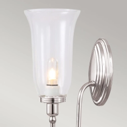 kinkiecik.pl Kinkiet Blake – 1 źródło światła – Polerowany nikiel BATH-BLAKE2-PN Elstead Lighting