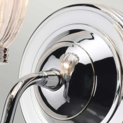 kinkiecik.pl Kinkiet Carroll – 1 żródło światła – Polerowany chrom BATH-CARROLL1-PC Elstead Lighting