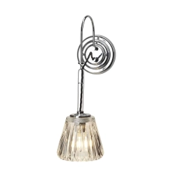 kinkiecik.pl Kinkiet Demelza – 1 źródło światła – Polerowany chrom BATH-DEMELZA-PC Elstead Lightnig