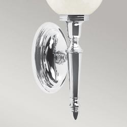 kinkiecik.pl Kinkiet Dryden – 1 źródło światła – Polerowany chrom BATH-DRYDEN4-PC Elstead Lighting