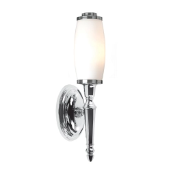 kinkiecik.pl Kinkiet Dryden – 1 źródło światła- Polerowany chrom BATH-DRYDEN5-PC Elstead Lighting