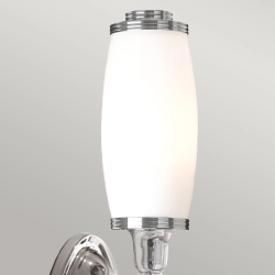 kinkiecik.pl Kinkiet Dryden – 1 źródło światła- Polerowany chrom BATH-DRYDEN5-PC Elstead Lighting