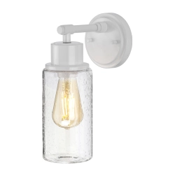 kinkiecik.pl Kinkiet Morvah – 1 źródło światła – Biały BATH-MORVAH1-W Elstead Lighting