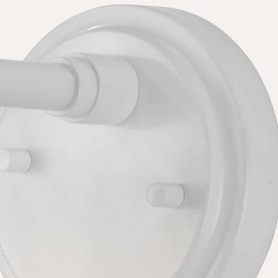 kinkiecik.pl Kinkiet Morvah – 1 źródło światła – Biały BATH-MORVAH1-W Elstead Lighting