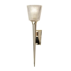 kinkiecik.pl Kinkiet Verity – 1 źródło światła – Polerowane złoto BATH-VERITY-PG Elstead Lightnig