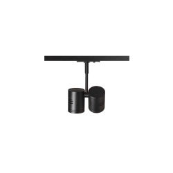 BEEBA II do szyny 1-faz czarna 230V GU10 2x35W R12316 Rendl light studio - zdjęcie produktu