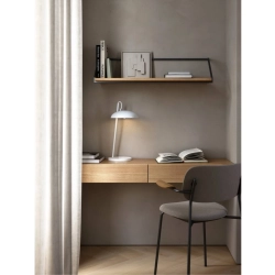kinkiecik.pl Biała lampa biurkowa Versale - DFTP, metalowa 2220075001 Nordlux