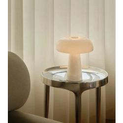Biała lampa stołowa Glossy Mini- Design for the people, marmur 2520015001 Nordlux