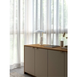 kinkiecik.pl Biała lampa stołowa Mademoiselle DFTP Nordlux - marmurowa podstawa 2220405001
