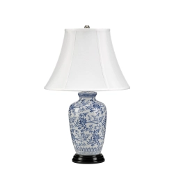kinkiecik.pl Lampa stołowa Blue Ginger Jar – 1 źródło światła BLUE-G-JAR-TL Elstead Lighting