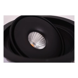 Oprawa stropowa Boston 1 Round czarny AZ3470 AZZARDO