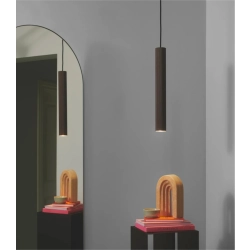 Brązowa lampa wisząca Vico Nordlux 2412103018