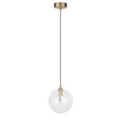 Lampa wisząca BUBBLES AZ5954+AZ5884 gold/clear AZZARDO