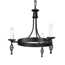 kinkiecik.pl Żyrandol Belfry – 3 źródła światła BY3-BLACK Elstead Lighting