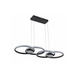 Audia - lampa wisząca LED czarny mat 336301-30 REALITY