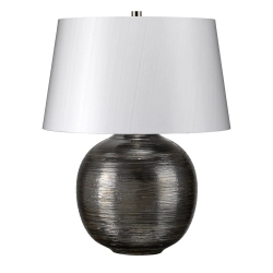 kinkiecik.pl Lampa stołowa Caesar – 1 źródło światła – Srebrna CAESAR-TL-SIL Elstead Lighting