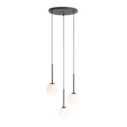 LAMPA WISZĄCA BOSSO 3 RING CZARNY 1087E1_R ALDEX - zdjęcie produktu