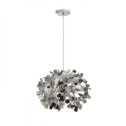 kinkiecik.pl CONFETTI wisząca chromowana folia 230V E27 28W R13285 Rendl light studio