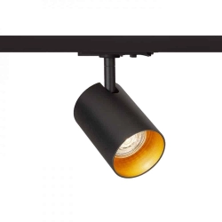 kinkiecik.pl CONNOR do szyny 1-faz czarna/złota 230V LED GU10 10W R13498 Rendl light studio
