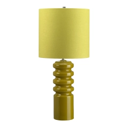 kinkiecik.pl Lampa stołowa Contour – 1 źródło światła – Limonkowa CONTOUR-TL-LIME Elstead Lighting