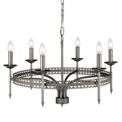 kinkiecik.pl Żyrandol Crown – 6 źródeł światła CROWN6 Elstead Lighting