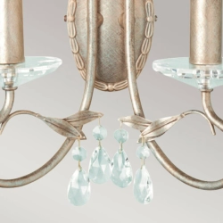 kinkiecik.pl Kinkiet Christina – 2 źródła światła CRT2-SILVER-GOLD Elstead Lighting