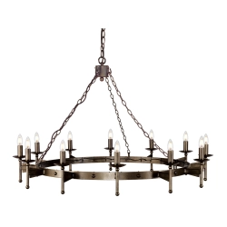 Żyrandol Cromwell – 12 źródeł światła CW12-OLD-BRZ Elstead Lighting