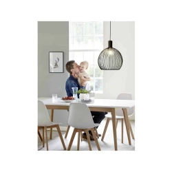 kinkiecik.pl Czarna ażurowa lampa wisząca Aver 50 84263003 Nordlux