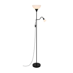 Czarna lampa podłogowa Lauria 2512554003 Nordlux