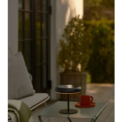 Czarna lampa przenośna Elmer Solar IP44, Moodmaker™ 2518305003 Nordlux