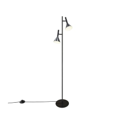 Lampa podłogowa z regulowanymi reflektorami - Kelvis czarna 2612784003 Nordlux