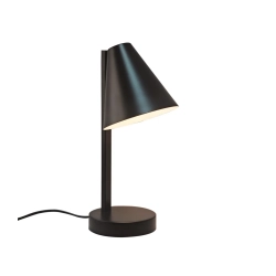 Czarna lampa stołowa Wilmer port USB-C 2512305003 Nordlux